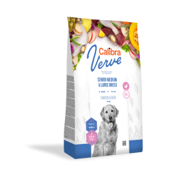 CALIBRA Dog Verve Senior Medium & Large Breed Chicken & Duck 12kg